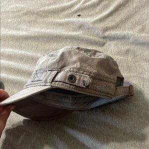 Gray Military Style Cap